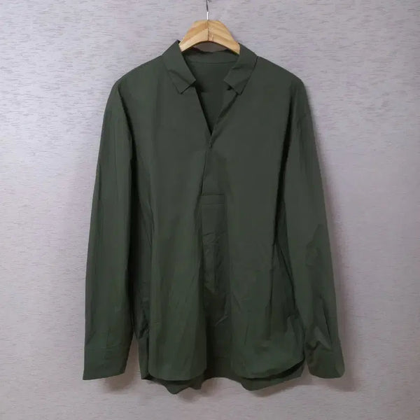 [BUNJANG] Dandyhara Khaki Shirt Spring/Fall Men's Size 100 / B8-20/타임 카키셔츠 봄가을 남성100