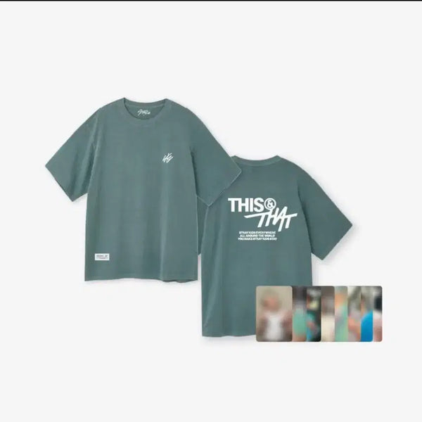 [BUNJANG] Stray Kids THIS & THAT T-Shirt Photocard Set / 스트레이 키즈 스키즈 THIS & THAT 반팔 티셔츠 포카세트