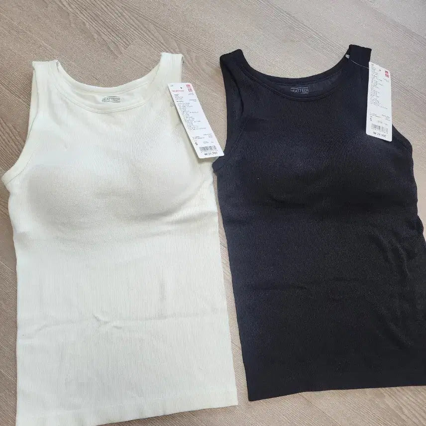 [BUNJANG] Heattech Ribbed Tank Top / 히트텍 립브라탱크탑(새상품)