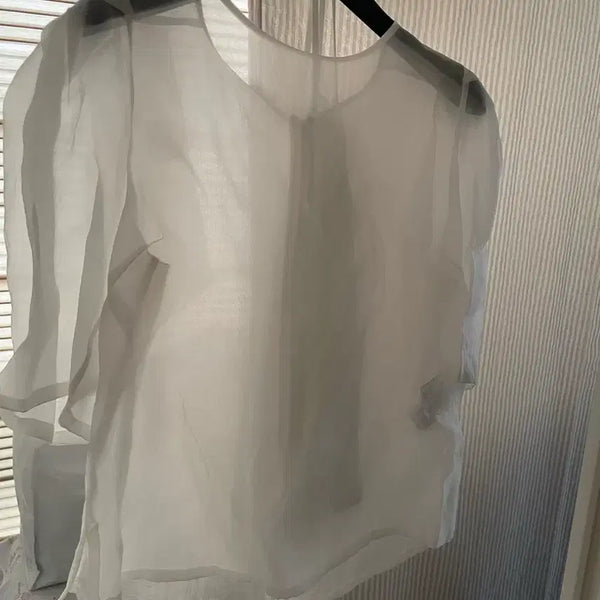 [BUNJANG] Chiffon Blouse / 타임