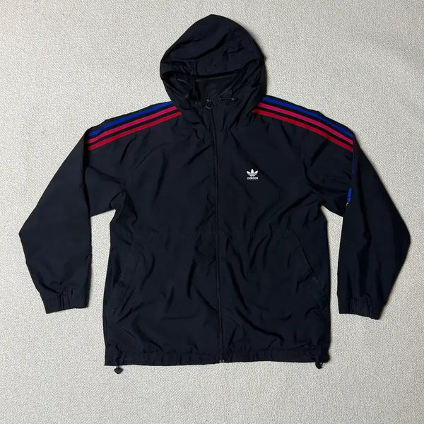 [BUNJANG] Adidas 3D Trefoil Woven Windbreaker Jacket XXL / 아디다스 XXL 3D 트레포일 우븐 바람막이