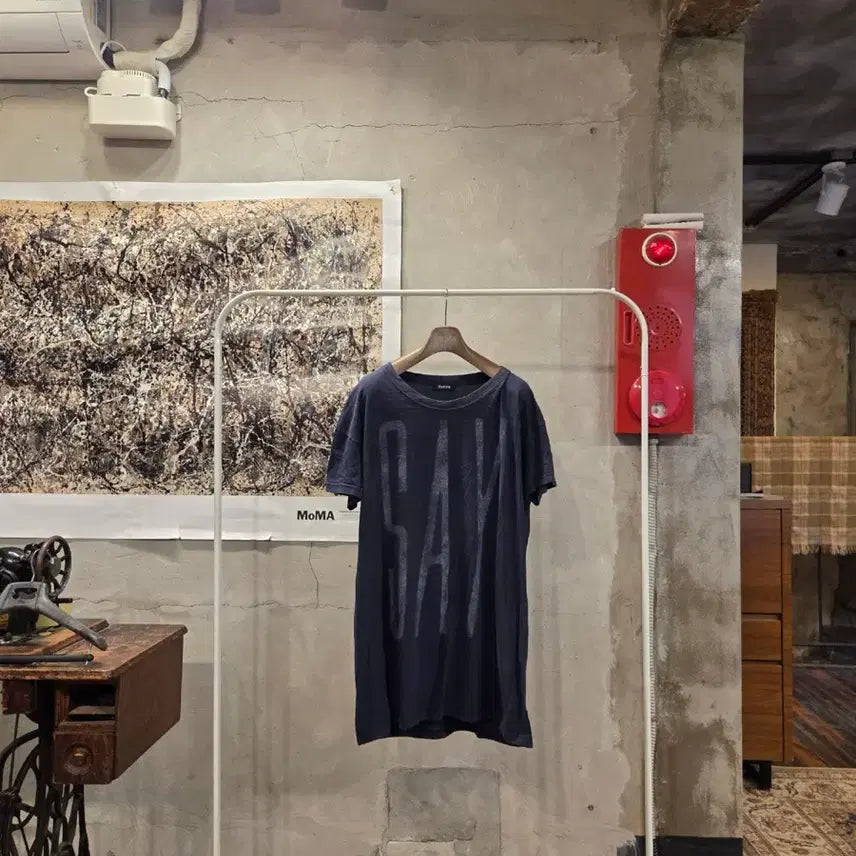[BUNJANG] Jooka Graphic Print T-Shirt (Women's Size 66-77) / 주카 반팔티셔츠 여성66-77
