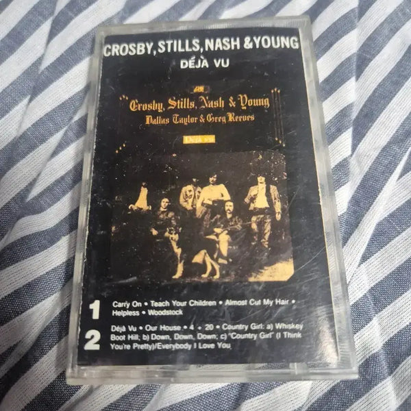 [BUNJANG] Crosby, Stills, Nash & Young Déjà Vu Cassette Tape / 크로스비, 스틸스, 내쉬 & 영 데자뷰 카세트 테이프