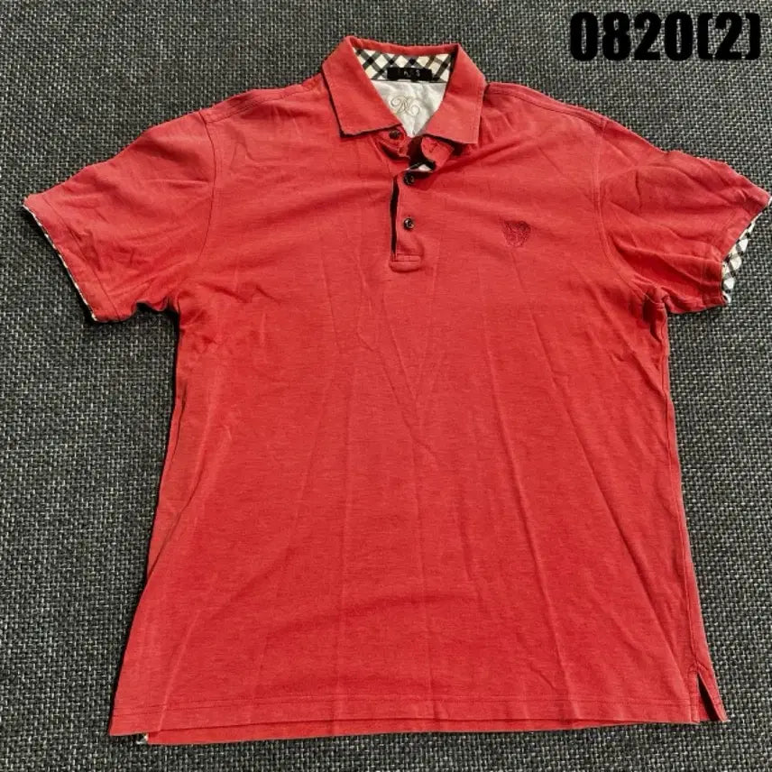 [BUNJANG] Daks Check Pattern Long Sleeve Shirt Red L / 닥스 셔츠 레드 L