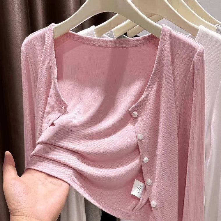 [BUNJANG] Feminine Simple Cardigan / 페미닌 심플 가디건
