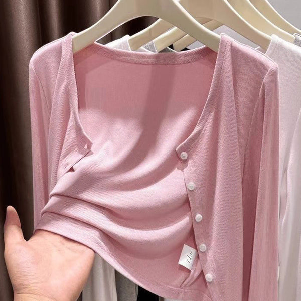 [BUNJANG] Feminine Simple Cardigan / 페미닌 심플 가디건