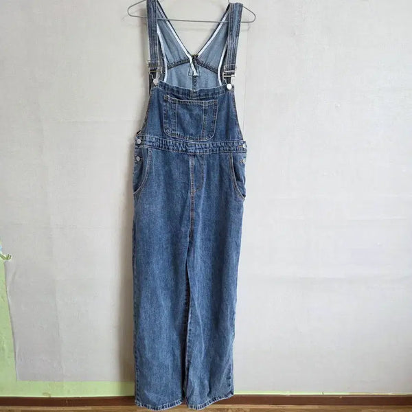 [BUNJANG] Women's Denim Jumpsuit Overalls L JJ3532 / 여성 데님 청 점프수트 멜빵바지 L JJ3532