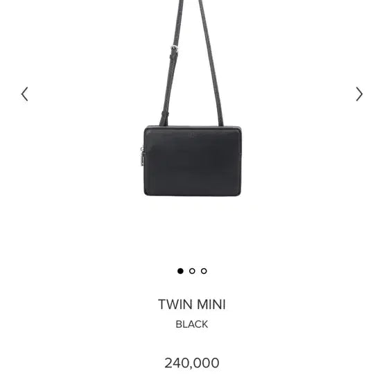 [BUNJANG] MinuteMute Twin Mini Bag Black / 미닛뮤트 트윈 미니 블랙