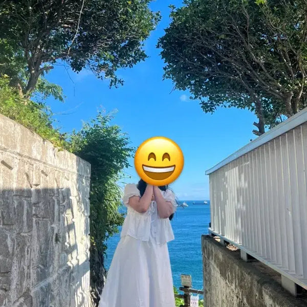 [BUNJANG] White Sleeveless Dress / 흰색 나시 원피스