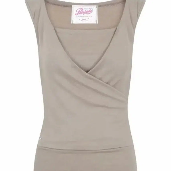 [BUNJANG] Pale Jade Basic Drape Sleeveless Mocha / 페일제이드 베이직 드레이프 슬리브리스 모카