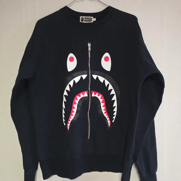 [BUNJANG] BAPE Shark Zipper Sweatshirt / [L] 베이프 샤크 지퍼 맨투맨