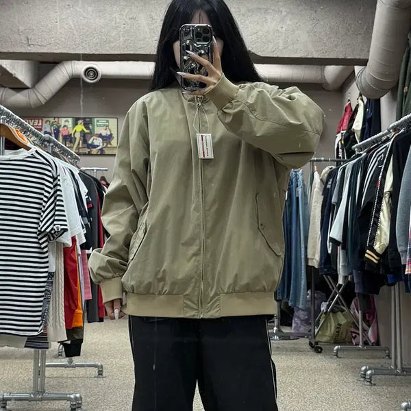 [BUNJANG] Maiden G9 Harrington Jacket Beige / 메이든 G9 해링턴 자켓 베이지 S200