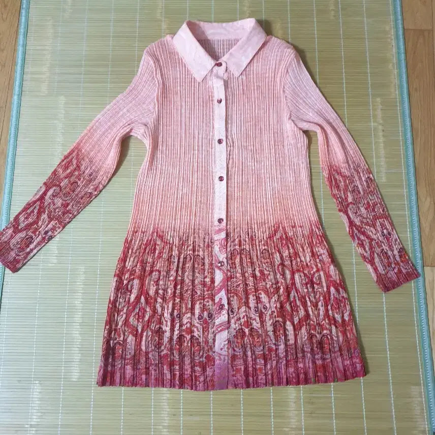 [BUNJANG] Pleats Me Pink Shirt Dress / 플리츠미 셔츠  핑크103 (66.77)