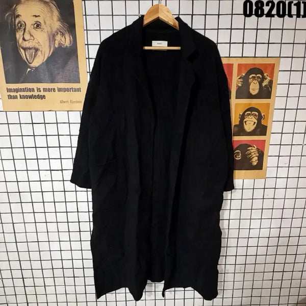 [BUNJANG] Black Long Coat / 블랙 롱 코트 0820