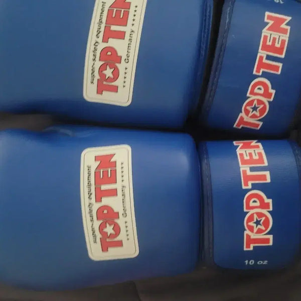 [BUNJANG] Top Ten Boxing Gloves Blue 10oz / 탑텐 복싱 글러브 블루 10oz