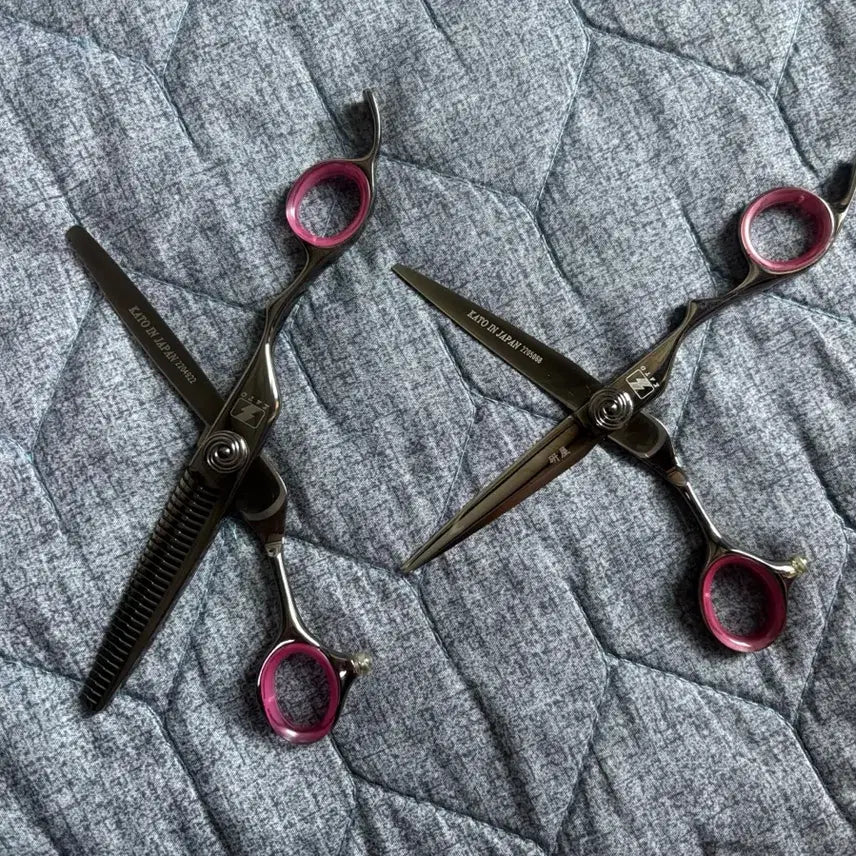 [BUNJANG] KATO Professional Hair Cutting Shears & Thinning Shears / KATO 일본 미용 가위 헤어 가위
