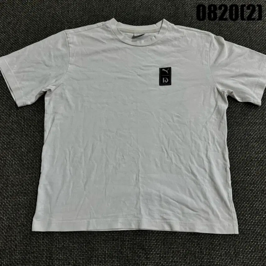 [BUNJANG] Puma Short Sleeve T-Shirt White Size M / 푸마 반팔 티셔츠 화이트 m
