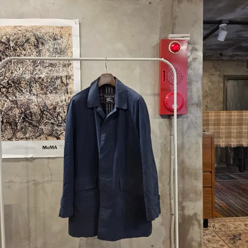[BUNJANG] Burberry Men's Cotton Car Coat Size 100 / 버버리 카코트 남성100