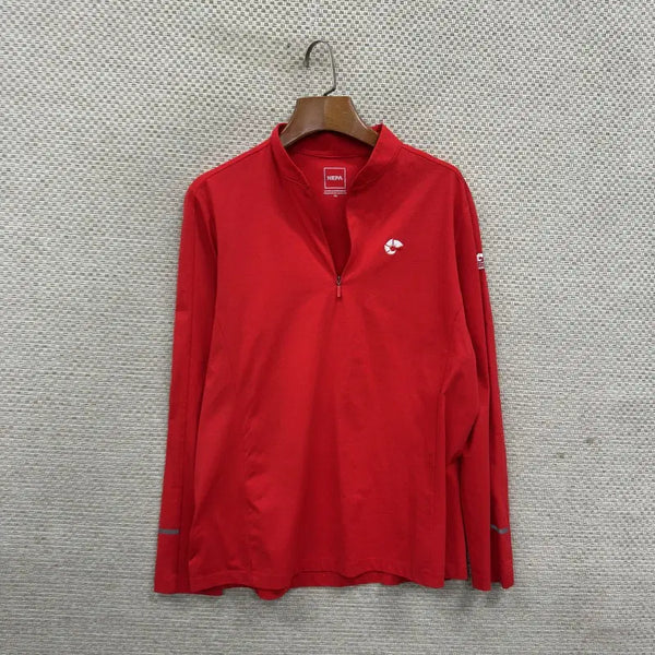 [BUNJANG] Nepa Half-Zip Long Sleeve T-Shirt Size 100 / 네파 등산 반집업 긴팔티 100 D04851