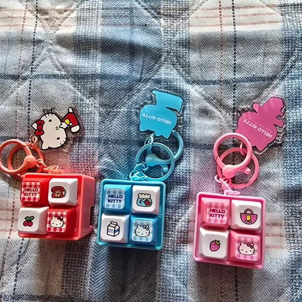 [BUNJANG] Hello Kitty Keychain Set (3 Types) / 헬로키티 키홀더 키링 3종 세트