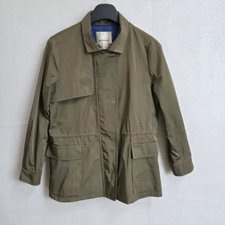 [BUNJANG] Beanpole Women's Collar Jacket Olive Khaki / 빈폴 여성 카라 자켓 올리브 카키 80 JJ3535