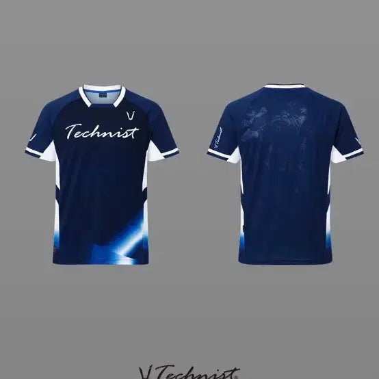 [BUNJANG] V Techni t Short-Sleeve T-Shirt Navy TNTB56088 / V Techni t 반팔 티셔츠 네이비 TNTB56088 신상