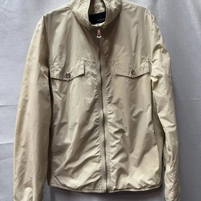 [BUNJANG] Panicale Italian Colorblock Zip-Up Jacket / 이탈리아 빠니깔래사이드 배색 집업 자켓 100
