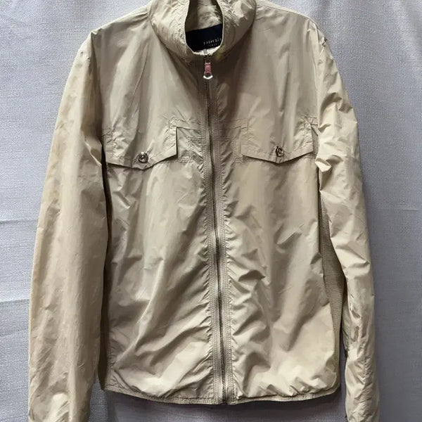 [BUNJANG] Panicale Italian Colorblock Zip-Up Jacket / 이탈리아 빠니깔래사이드 배색 집업 자켓 100