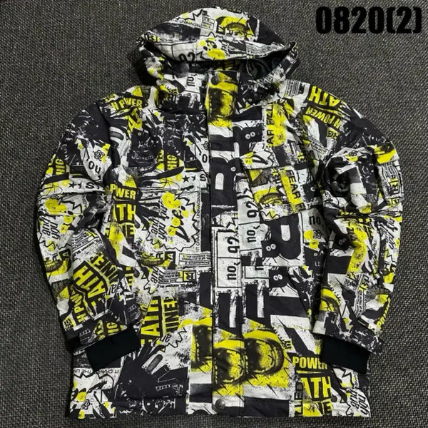 [BUNJANG] Laciel Hooded Jumper Yellow/Black XL / Laciel 후드 점퍼 옐로우/블랙 xl