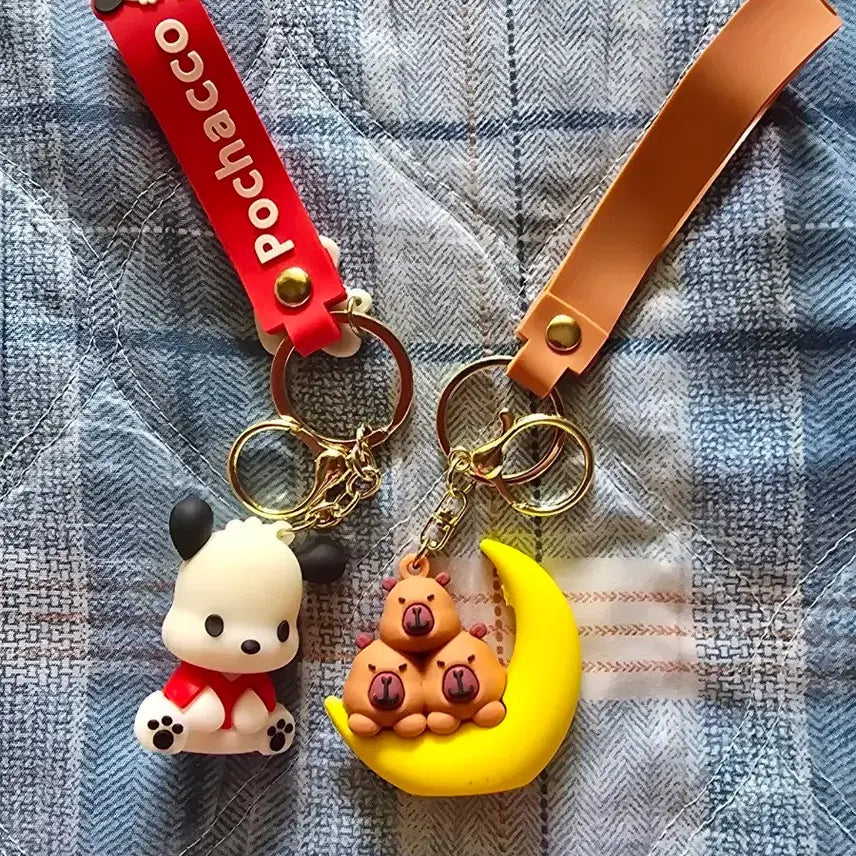 [BUNJANG] Pochacco Keyring 2-Set / 포차코 키링 2종 세트