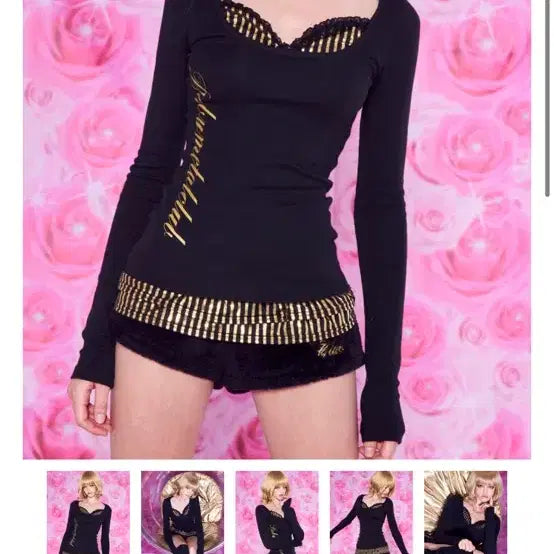 [BUNJANG] Baby Metal Club Disco Frill Long Sleeve Top / 베메클 베이비메탈클럽 Disco frill top 롱슬리브