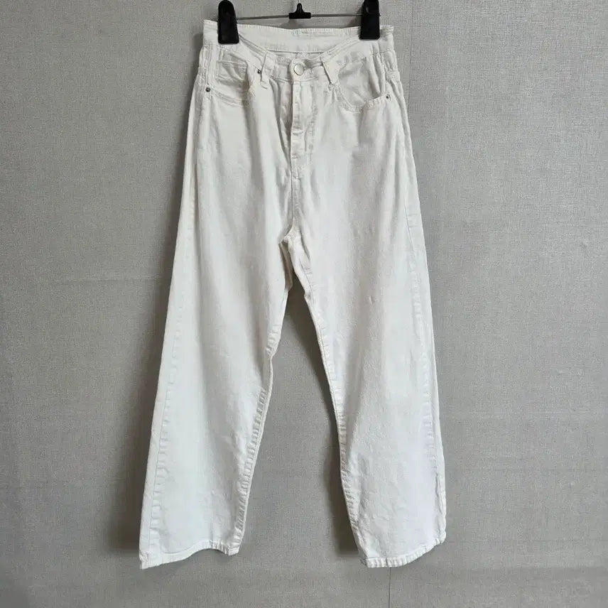 [BUNJANG] Women's White Stretch Denim Pants S / 여성 화이트 스판 데님 팬츠 S JJ3537