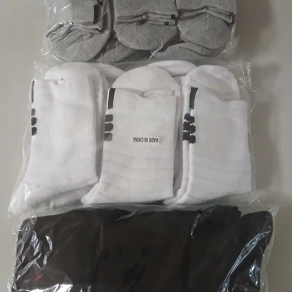 [BUNJANG] Thick Sports Socks (10-Pair Set) / 두터운 스포츠양말 10켤레 한세트