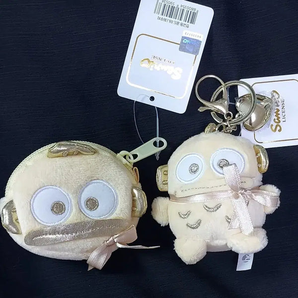 [BUNJANG] Hangyodon Gold Keyring and Pouch Set / 한교동 골드키링