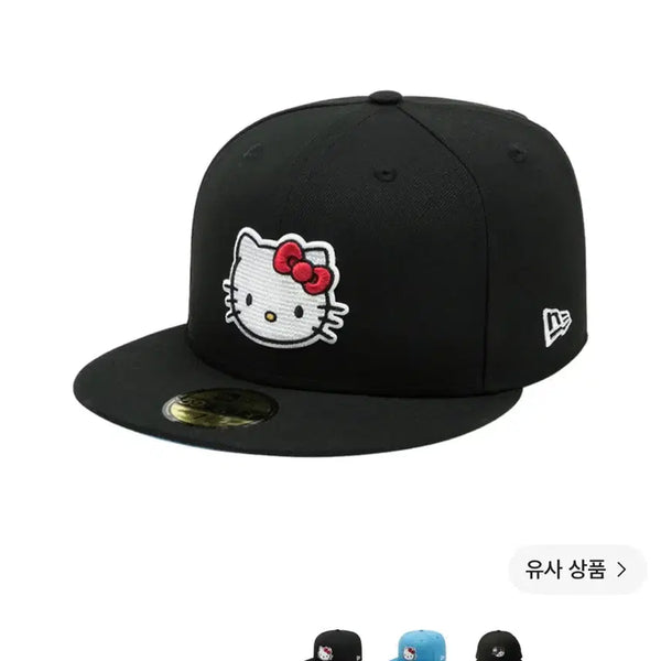 [BUNJANG] New Era Hello Kitty Size 7 1/4 Cap Black / 뉴에라 헬로키티 사이즈 캡 블랙 714