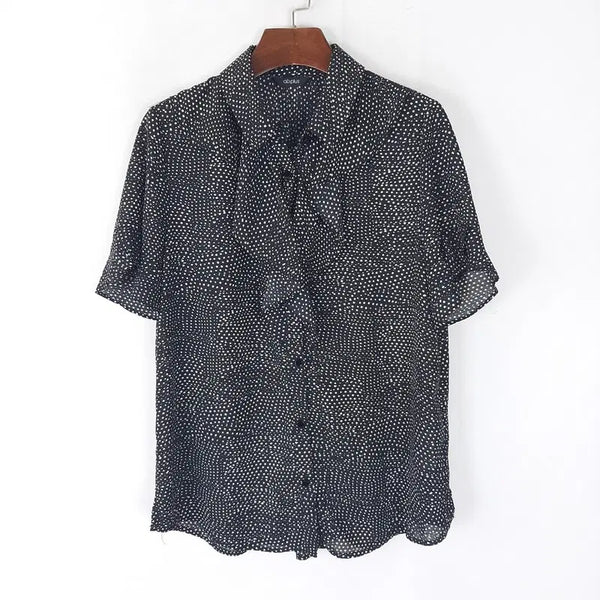 [BUNJANG] A.B. PLUS Dot Blouse / 에이비플러스 도트 블라우스 90