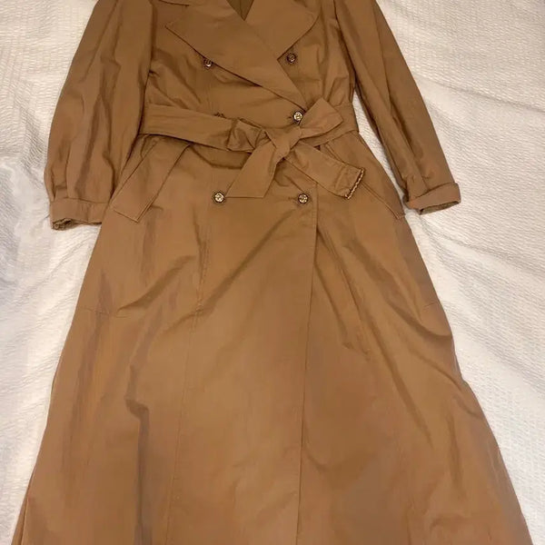 [BUNJANG] Mine Double-Button Trench Coat / 한섬 Mine 마인 더블버튼 트렌치 코트_44사이즈
