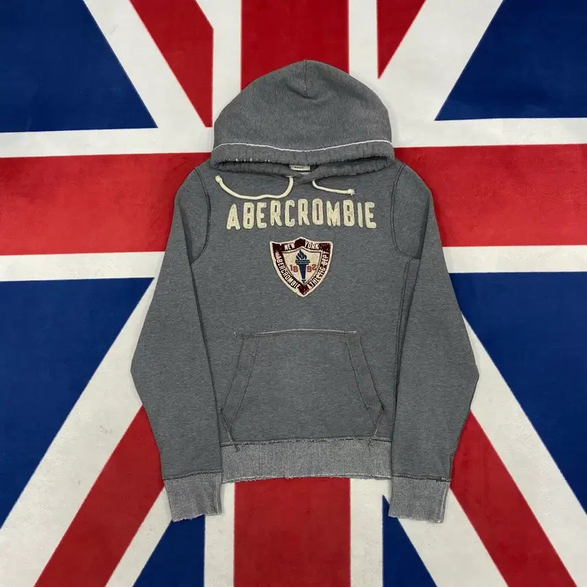 [BUNJANG] Abercrombie & Fitch Distressed Hoodie L / 아베크롬비 디스 후드티 L