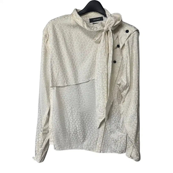 [BUNJANG] Isabel Marant Polka Dot Silk Blouse / 34 이자벨마랑 도트 타이 실크 블라우스