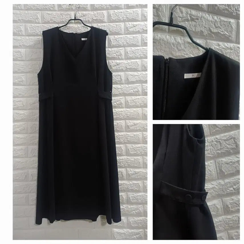[BUNJANG] By J. Black Button Side Dress / By J. 블랙 옆단추 원피스