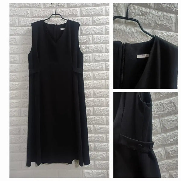 [BUNJANG] By J. Black Button Side Dress / By J. 블랙 옆단추 원피스
