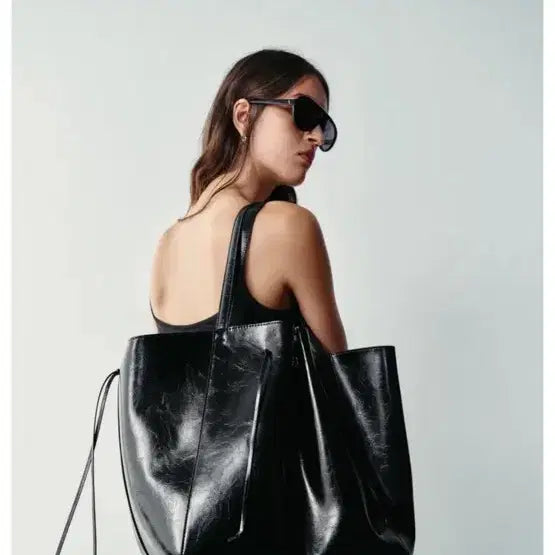 [BUNJANG] Zara Shirring Tote Bag / 자라 가방 자라 셔링 토트백