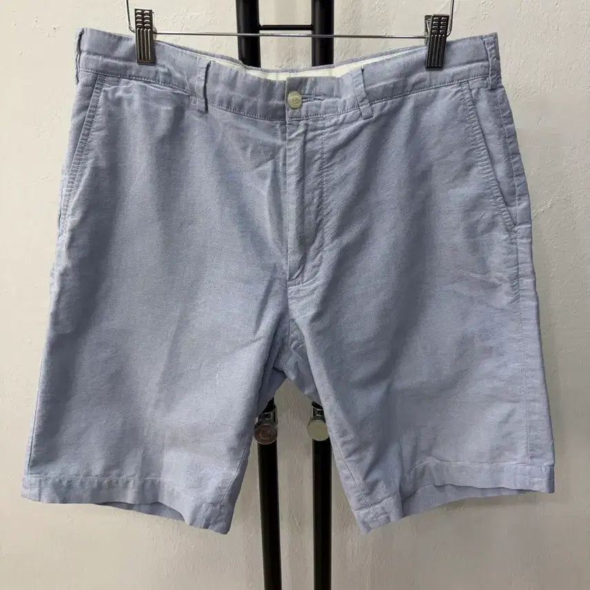 [BUNJANG] Polo Ralph Lauren Men's Light Blue Oxford Shorts Size 34 / 정품) 폴로랄프로렌 남성 라이트 블루 반바지 34