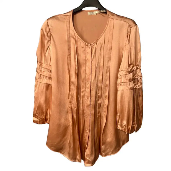 [BUNJANG] XS LEON MAX Women's Silk Blouse / XS LEON MAX 레온맥스 여성 실크 블라우스