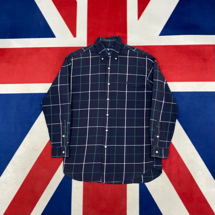 [BUNJANG] Polo Ralph Lauren Check Shirt L / 폴로 체크 셔츠 90 실측 L