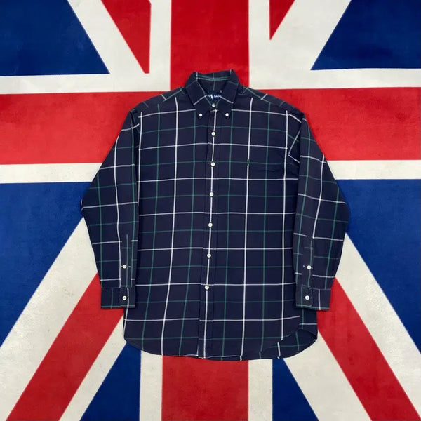 [BUNJANG] Polo Ralph Lauren Check Shirt L / 폴로 체크 셔츠 90 실측 L