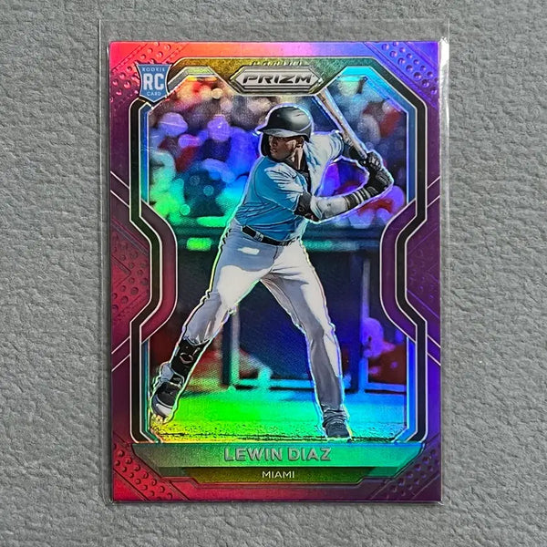 [BUNJANG] MLB Miami Marlins Lewin Diaz 2021 Prism Photocard / MLB)2021 프리즘 마이애미 르윈 디아즈(삼성라이온즈)