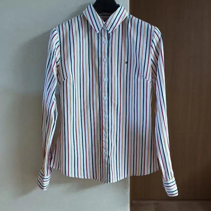 [BUNJANG] Tommy Hilfiger Striped Slim Fit Shirt / 타미힐피거 스트라이프 셔츠 2