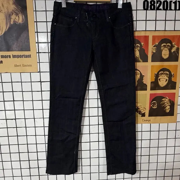 [BUNJANG] Black Denim Pants / 블랙 데님 팬츠 0820