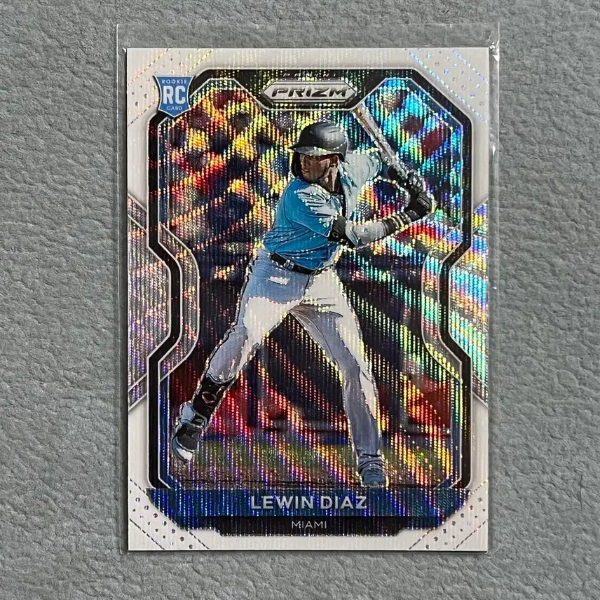 [BUNJANG] MLB Miami Marlins Lewin Diaz 2021 Prism Card / MLB)2021 프리즘 마이애미 르윈 디아즈(삼성라이온즈)